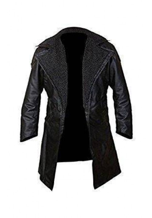 Kids BLADE RUNNER 2049 RYAN GOSLING FAUX FUR LINED OPEN FRONT COAT